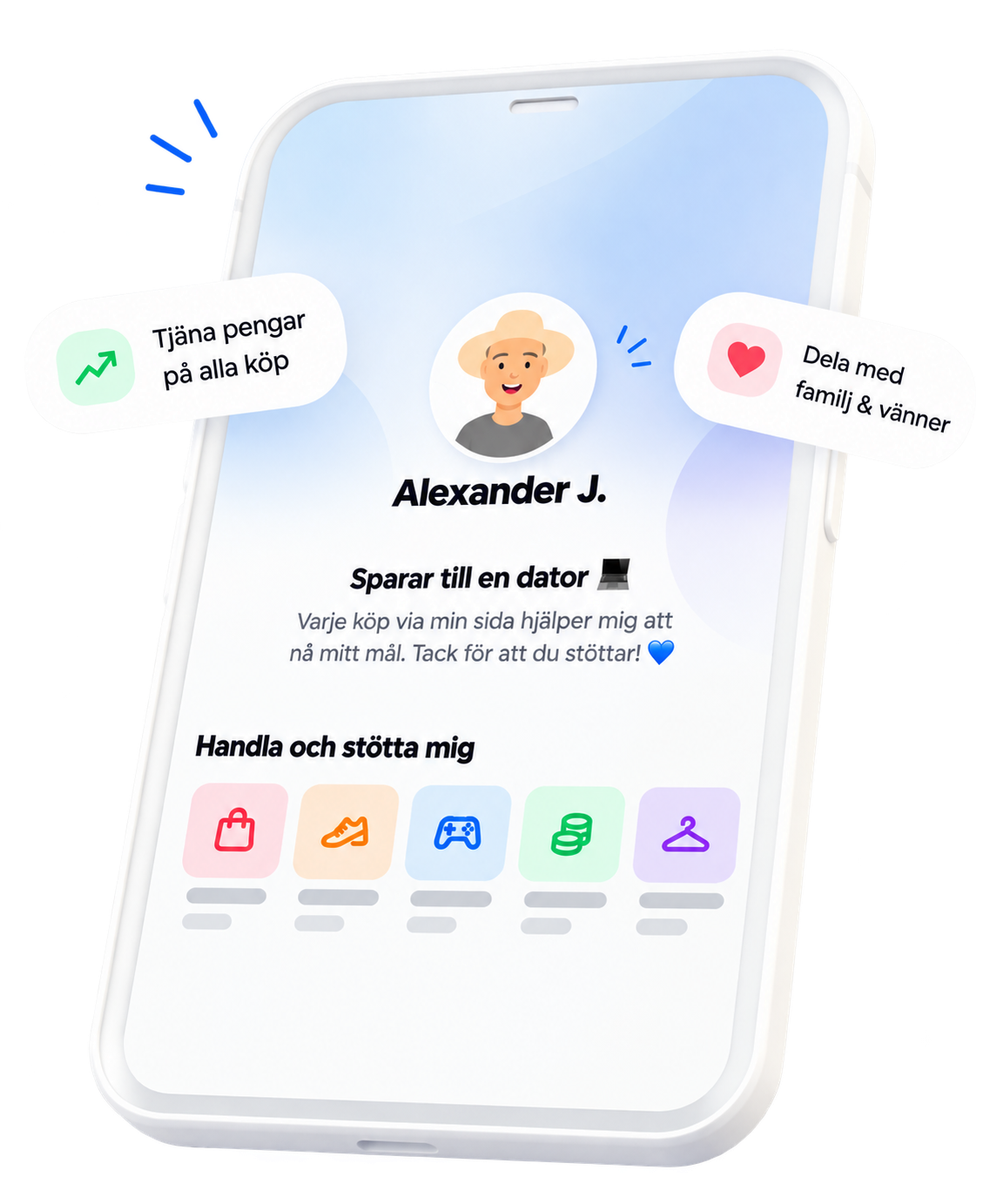 Personlig Memondy-sida